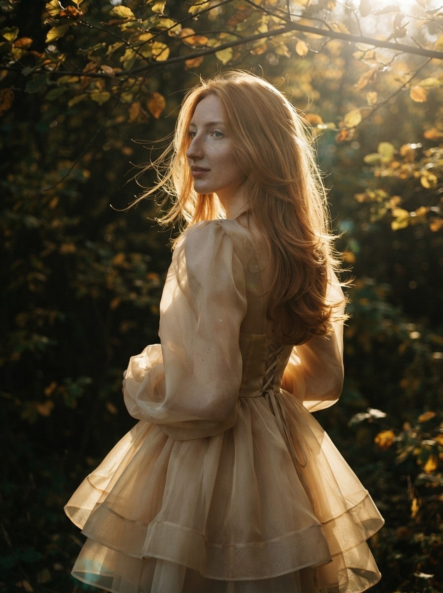 Осенняя fashion-фотография на плёнку